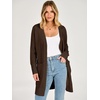 image:imageANRABESS Womens Lightweight Long Cardigan Sweaters 2026 Fall OutfitsCoffee