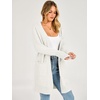 image:imageANRABESS Womens Lightweight Long Cardigan Sweaters 2026 Fall OutfitsCream White