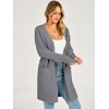 image:imageANRABESS Womens Lightweight Long Cardigan Sweaters 2026 Fall OutfitsDark Grey