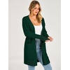 image:imageANRABESS Womens Lightweight Long Cardigan Sweaters 2026 Fall OutfitsForest Green