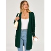 image:imageANRABESS Womens Lightweight Long Cardigan Sweaters 2026 Fall OutfitsForest Green