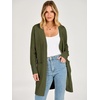 image:imageANRABESS Womens Lightweight Long Cardigan Sweaters 2026 Fall OutfitsGreen