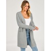 image:imageANRABESS Womens Lightweight Long Cardigan Sweaters 2026 Fall OutfitsGrey