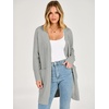 image:imageANRABESS Womens Lightweight Long Cardigan Sweaters 2026 Fall OutfitsGrey