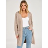 image:imageANRABESS Womens Lightweight Long Cardigan Sweaters 2026 Fall OutfitsLight Khaki