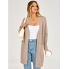 image:imageANRABESS Womens Lightweight Long Cardigan Sweaters 2026 Fall OutfitsLight Khaki