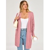 image:imageANRABESS Womens Lightweight Long Cardigan Sweaters 2026 Fall OutfitsPink