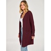 image:imageANRABESS Womens Lightweight Long Cardigan Sweaters 2026 Fall OutfitsWine Red