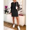 image:imageANRABESS Womens Long Sleeve Fall Casual T Shirt Mini DressBlack