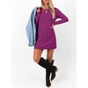 image:imageANRABESS Womens Long Sleeve Fall Casual T Shirt Mini DressPurple Red