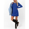 image:imageANRABESS Womens Long Sleeve Fall Casual T Shirt Mini DressRoyal Blue