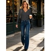 image:imageANRABESS Womens Long Sleeve Fitted Polo Shirts Fall Business Casual TopGrey