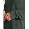 image:imageANRABESS Womens Long Sleeve Shirts Waffle Knit Tunic TopArmy Green