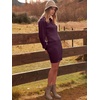 image:imageANRABESS Womens Long Sleeve Turtle Neck Fall Bodycon Mini Sweater DressesDeep Purple