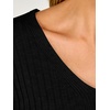 image:imageANRABESS Womens Long Sleeve V Neck Ribbed Sweaters ShirtsBlack