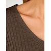 image:imageANRABESS Womens Long Sleeve V Neck Ribbed Sweaters ShirtsBrown