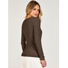 image:imageANRABESS Womens Long Sleeve V Neck Ribbed Sweaters ShirtsBrown