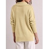 image:imageANRABESS Womens Oversized Quarter Zip Pullover SweatersApricot