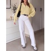 image:imageANRABESS Womens Oversized Quarter Zip Pullover SweatersApricot