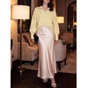 image:imageANRABESS Womens Oversized Quarter Zip Pullover SweatersApricot