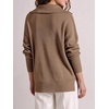 image:imageANRABESS Womens Oversized Quarter Zip Pullover SweatersBrown