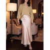 image:imageANRABESS Womens Oversized Quarter Zip Pullover SweatersKhaki