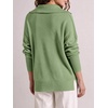 image:imageANRABESS Womens Oversized Quarter Zip Pullover SweatersLight Green