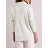 image:imageANRABESS Womens Oversized Quarter Zip Pullover SweatersWhite