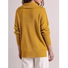 image:imageANRABESS Womens Oversized Quarter Zip Pullover SweatersYellow