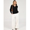 image:imageANRABESS Womens Quarter Zip Fall Lightweight SweatersBlack