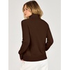 image:imageANRABESS Womens Quarter Zip Fall Lightweight SweatersCoffee