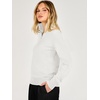 image:imageANRABESS Womens Quarter Zip Fall Lightweight SweatersWhite
