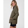 image:imageANRABESS Womens Quarter Zip Pullover Oversized Color Block SweatshirtsCoffee