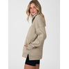 image:imageANRABESS Womens Quarter Zip Pullover Oversized Color Block SweatshirtsLight Khaki
