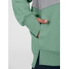 image:imageANRABESS Womens Quarter Zip Pullover Oversized Color Block SweatshirtsWhite Light Grey Sage Green