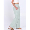 image:imageANRABESS Womens Striped Gingham Wide Leg Palazzo Pants with PocketsGreen White Stripe