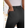 image:imageANRABESS Womens Summer Wide Leg Lightweight Flowy PantsBlack