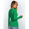 image:imageANRABESS Womens Tops Long Sleeve Shirt Built in BraGreen