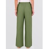 image:imageANRABESS Womens Wide Leg Casual Flowy Elastic Waist Beach Palazzo PantsArmy Green