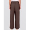image:imageANRABESS Womens Wide Leg Casual Flowy Elastic Waist Beach Palazzo PantsBrown