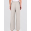 image:imageANRABESS Womens Wide Leg Casual Flowy Elastic Waist Beach Palazzo PantsDusty Apricot