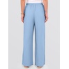 image:imageANRABESS Womens Wide Leg Casual Flowy Elastic Waist Beach Palazzo PantsLight Blue