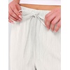 image:imageANRABESS Womens Wide Leg Casual Flowy Elastic Waist Beach Palazzo PantsOffwhite