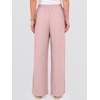image:imageANRABESS Womens Wide Leg Casual Flowy Elastic Waist Beach Palazzo PantsPink