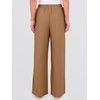 image:imageANRABESS Womens Wide Leg Casual Flowy Elastic Waist Beach Palazzo PantsYellow Brown