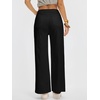 image:imageANRABESS Womens Wide Leg Jeans Drawstring Denim Pants with PocketsBlack