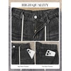image:imageANRABESS Womens Wide Leg Jeans Drawstring Denim Pants with PocketsWished Black