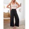 image:imageANRABESS Womens Wide Leg Palazzo Pants with PocketsBlack