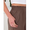 image:imageANRABESS Womens Wide Leg Pants Cropped Work Palazzo TrousersBrown