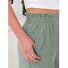 image:imageANRABESS Womens Wide Leg Pants Cropped Work Palazzo TrousersLight Green